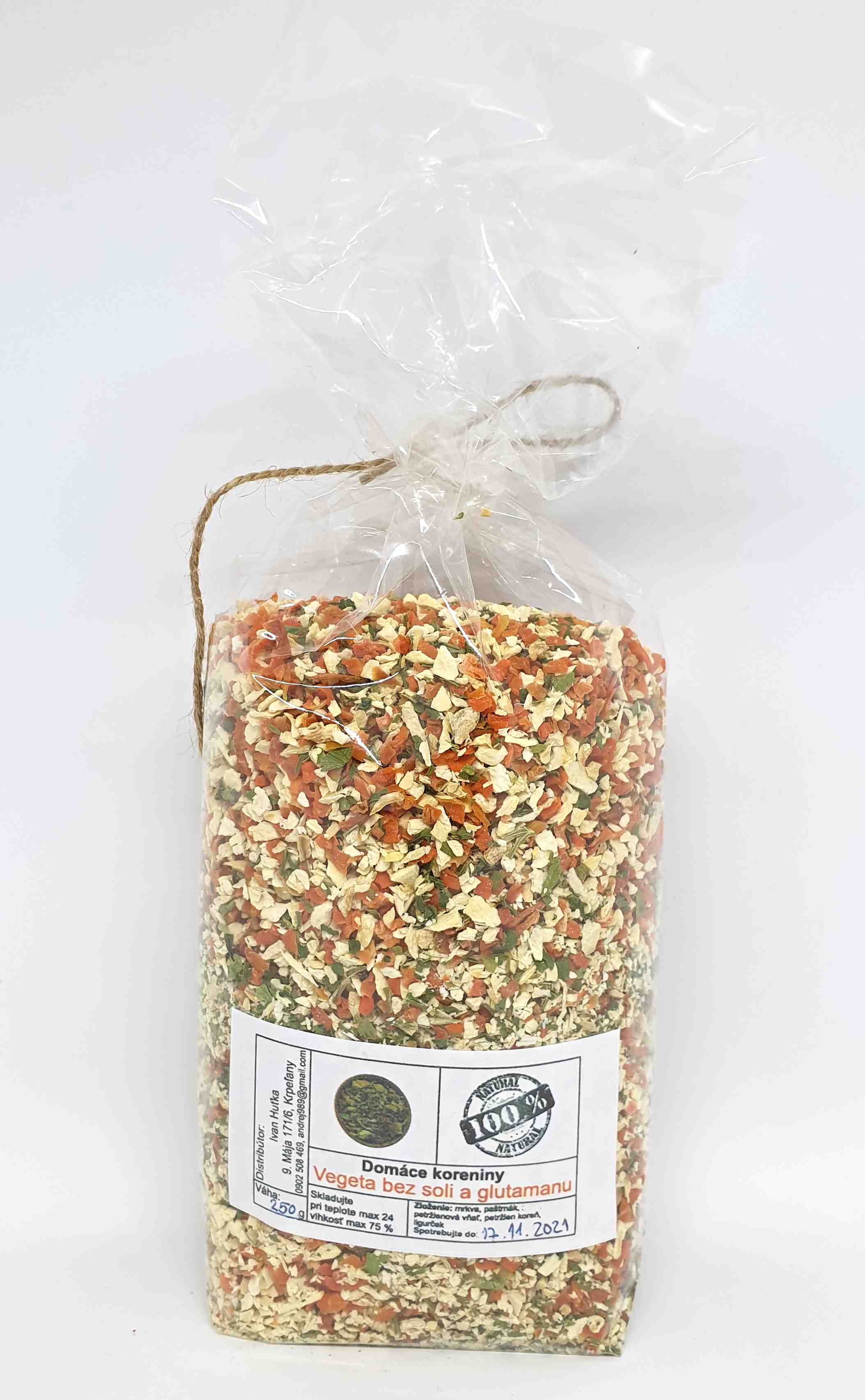 Vegeta domáca jemná bez soli 250g